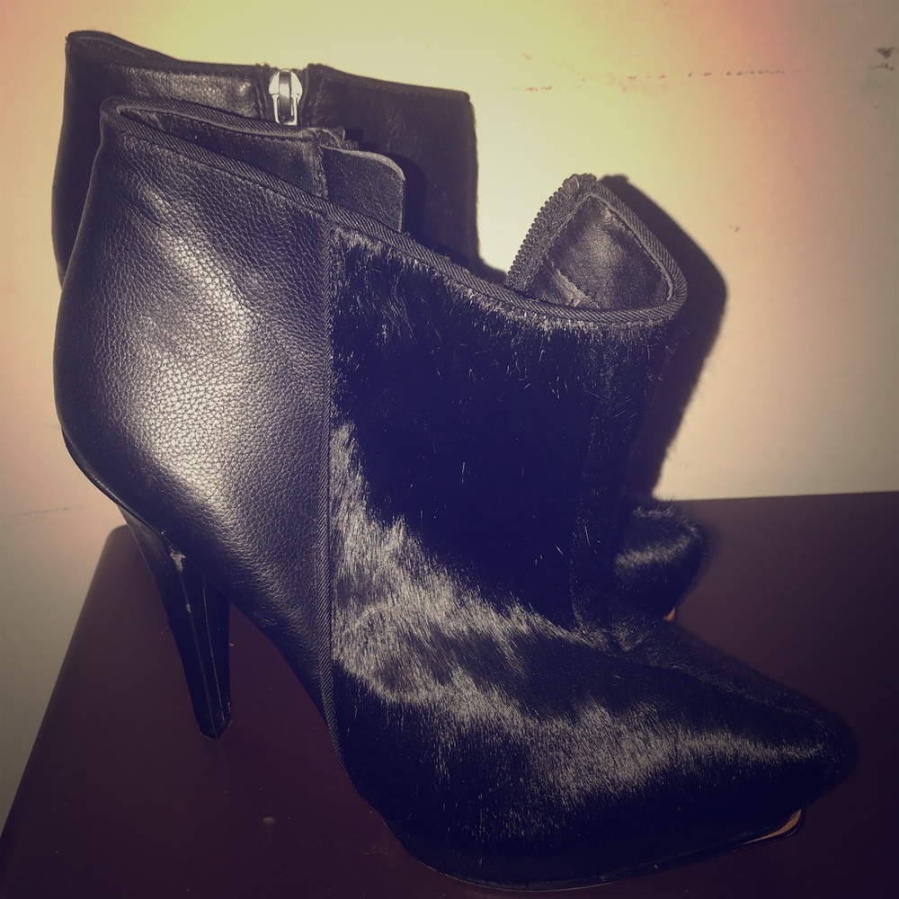 Preowned-Blk ankle boots